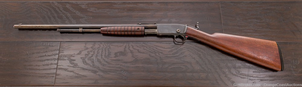 Remington Model 12A Slide Action Takedown Rifle, .22 cal 22” Bbl, w/ Sight -img-5
