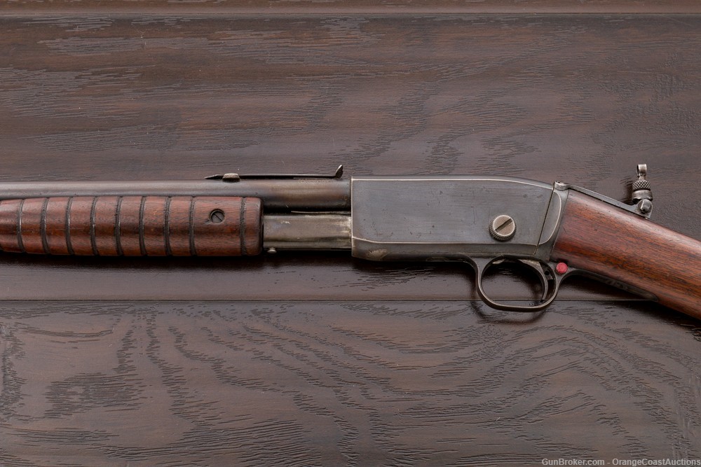 Remington Model 12A Slide Action Takedown Rifle, .22 cal 22” Bbl, w/ Sight -img-8