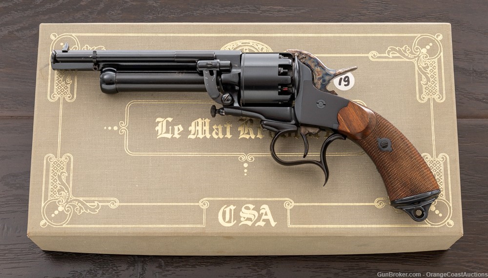 Navy Arms LeMat Army 9-Shot Black Powder Percussion Revolver .44/.65 cal.-img-0