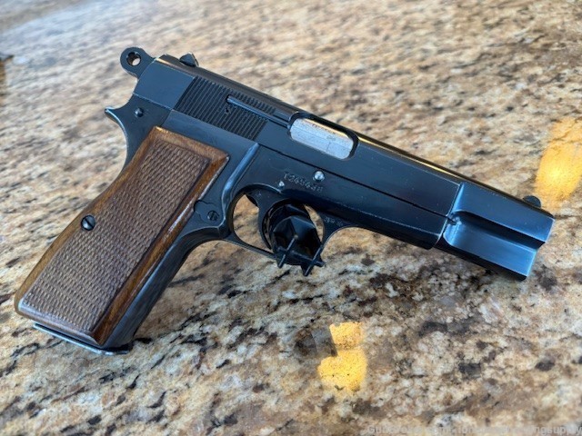 1968 Browning Hi-Power, T-Series, Belgian, FN, ring hammer, BHP-img-0