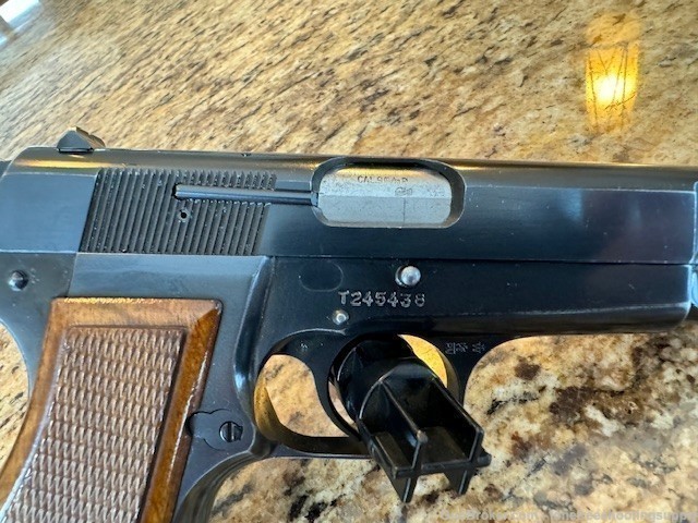 1968 Browning Hi-Power, T-Series, Belgian, FN, ring hammer, BHP-img-1