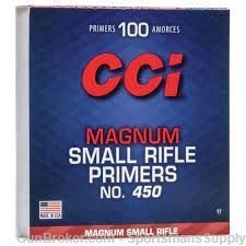5000 Count of CCI #450 Magnum Small Rifle Primers NIB!!-img-0