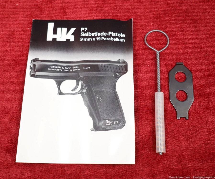 HK Heckler Koch P7 w Manual Test Target Tools NDS 11/87 BMI 318-img-26