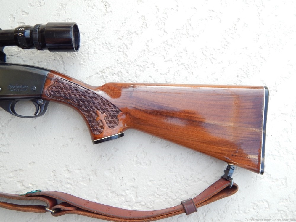 [ Nice ]  Remington  742 Woodsmaster Rifle in 243 Winchester Caliber -img-2