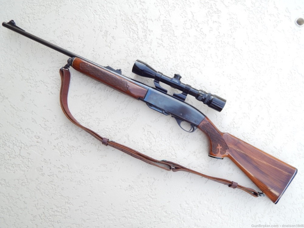 [ Nice ]  Remington  742 Woodsmaster Rifle in 243 Winchester Caliber -img-1