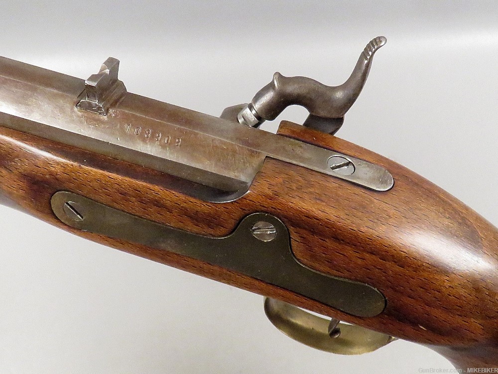 SINGLE SHOT MUZZLELOADER KENTUCKY PISTOL 45 Cal Jukar Spain Repro VERY NICE-img-24