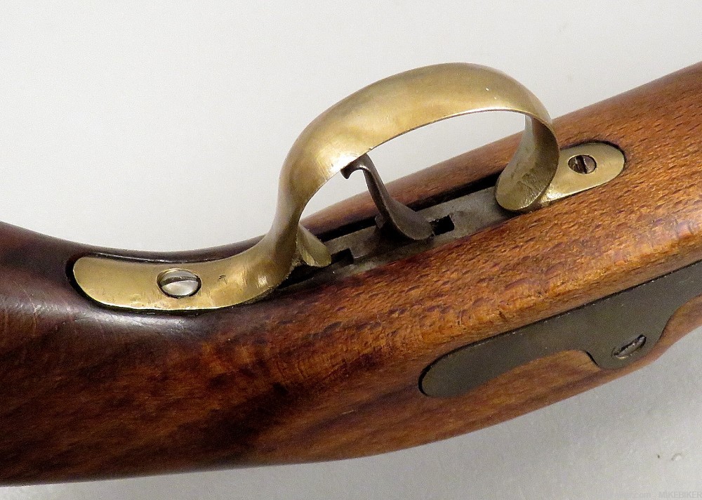 SINGLE SHOT MUZZLELOADER KENTUCKY PISTOL 45 Cal Jukar Spain Repro VERY NICE-img-48