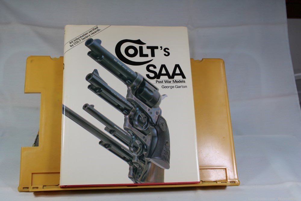 Colt New Frontier Single Action Army; SAA; .45 Cal; Made 1981; Box, Book-img-39