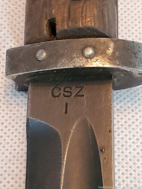 Czechoslovakian Mauser Bayonet K98 Bayonet WW II  3rd Reich W/the FROG-img-2