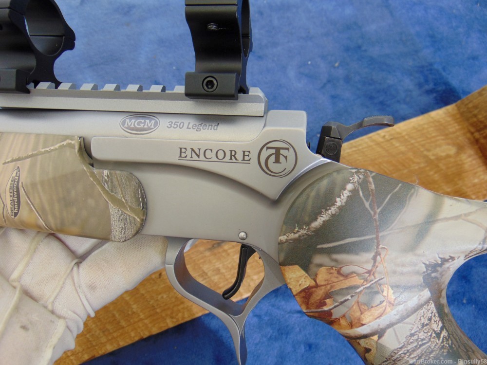 HARD TO FIND THOMPSON CENTER ENCORE PRO HUNTER STAINLESS 350 LEGEND CAMO-img-9