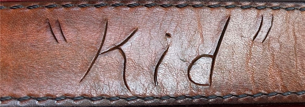 LoPrinzi Custom Thuya Burl Engraved Hunter Knife Laced Leather Sheath-img-21