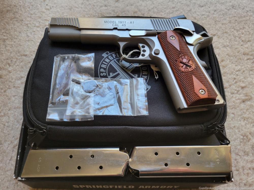 SPRINGFIELD ARMORY LOADED STAINLESS STEEL 45 ACP-img-1