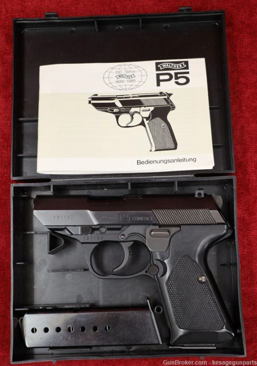 Walther P5 Compact, Case Manual 2 Magazines-img-23