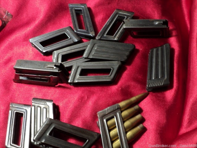 GERMAN WWII 8 x56R mm M-95 STEYR STRIPPER CLIPS-img-1