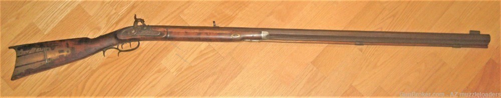 Antique Percussion Muzzleloader, 47 Caliber, Black Powder Half Stock Target-img-0