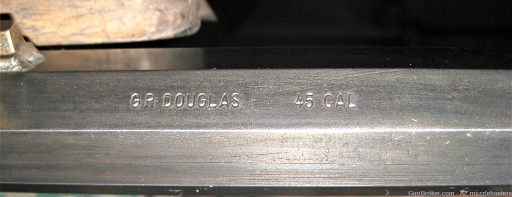 Custom 45 Caliber Hawken Percussion Rifle, Douglas Barrel, J&S Hawken Lock-img-21