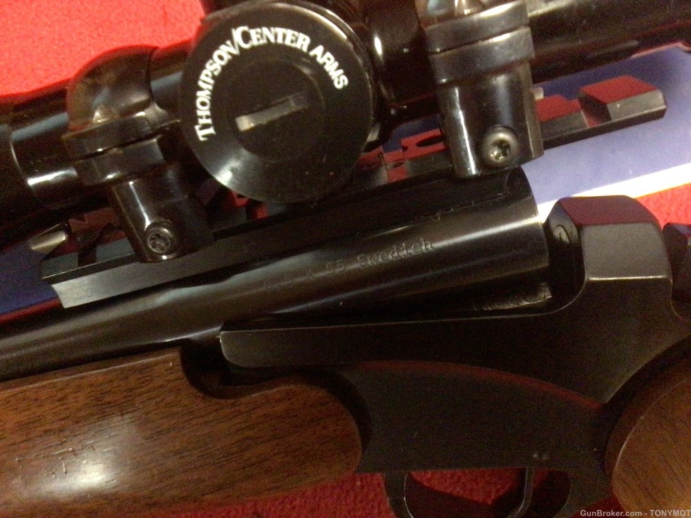 Thompson Center Encore hand gun 6.5x 55 Swede E.A.BROWN-img-2