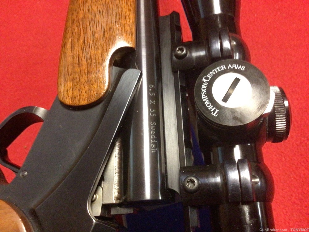 Thompson Center Encore hand gun 6.5x 55 Swede E.A.BROWN-img-10