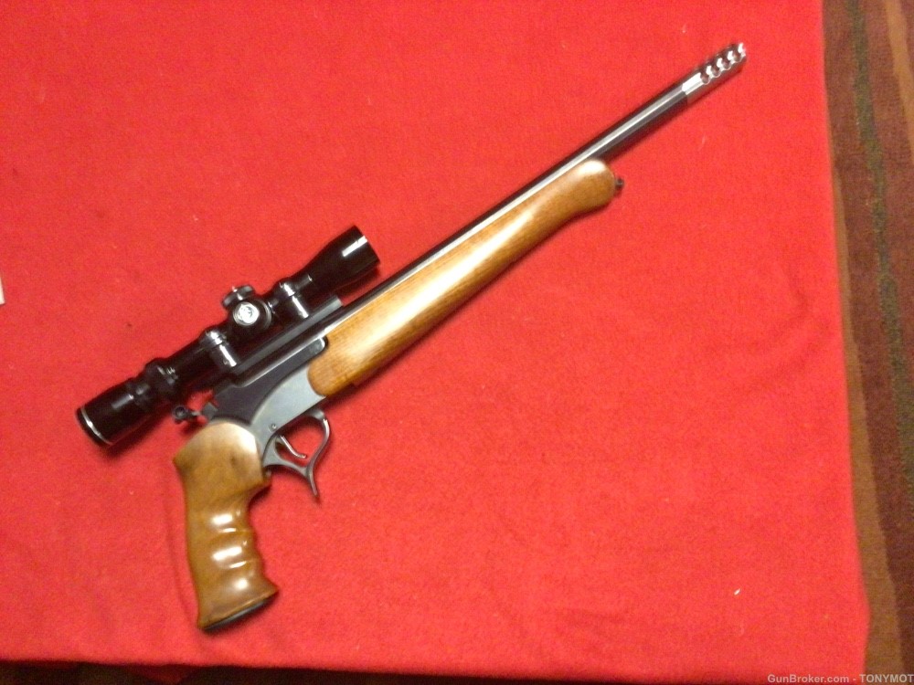 Thompson Center Encore hand gun 6.5x 55 Swede E.A.BROWN-img-0