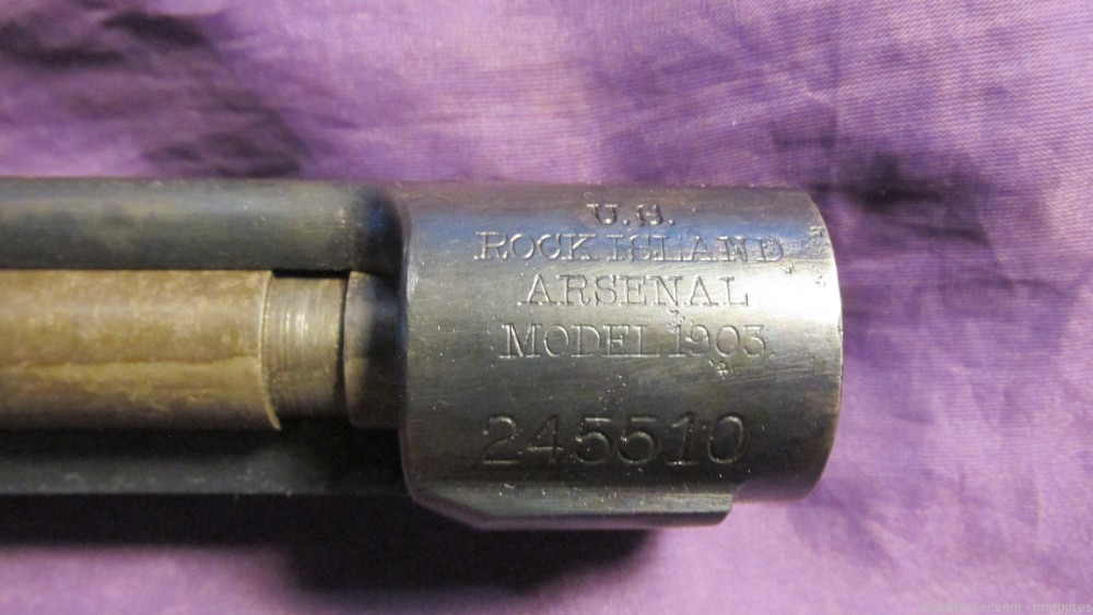 US Rock Island Arsenal Model 1903  Receiver an Bolt-img-1