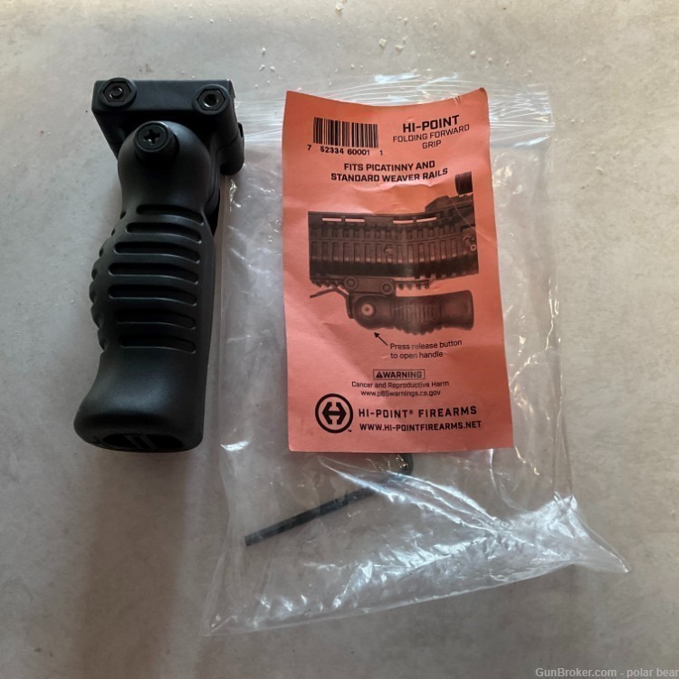 Hi Point carbine blk folding fwd grip-img-0