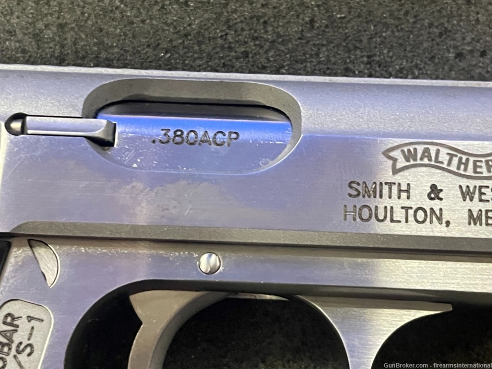 Smith & Wesson-Walther Arms PPK/S .380acp Stainless, 7 round -img-9