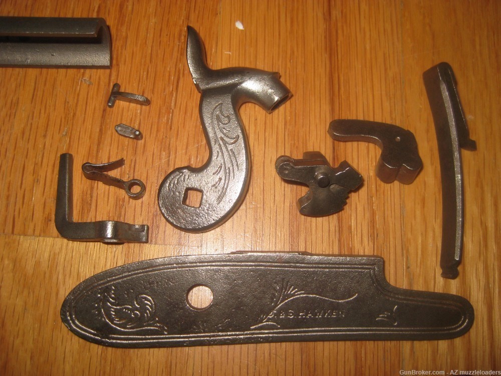 Muzzleloader Hawken Rifle Parts Set, GRRW Barrel, TRS Lock, Black Powder -img-10