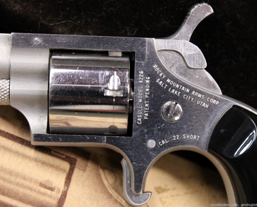 Rocky Mountain Arms Casull Model A22S mini revolver pre-NAA .22 short -img-8