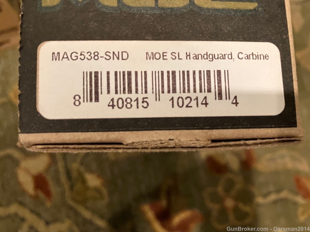 Magpul SL Stock, Grip, and Handguard in Rare Discontinued Sand Color-img-4