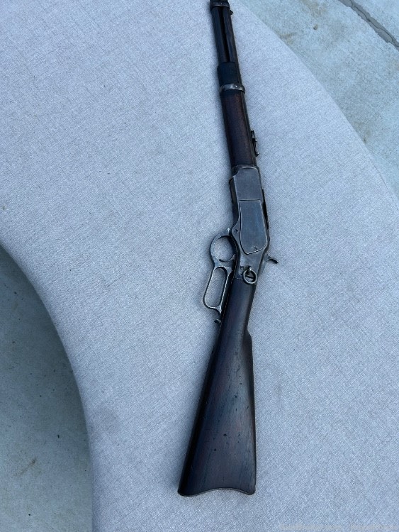 Ultra RARE Winchester 1873 Trapper 14” !-img-44