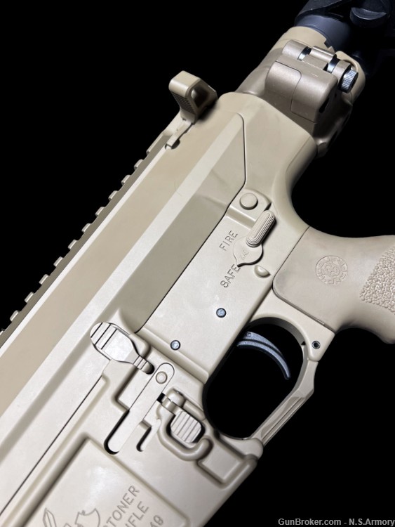 Desirable KAC Knights Armament Company Dimple Barreled Taupe SR-25 ACC-img-12