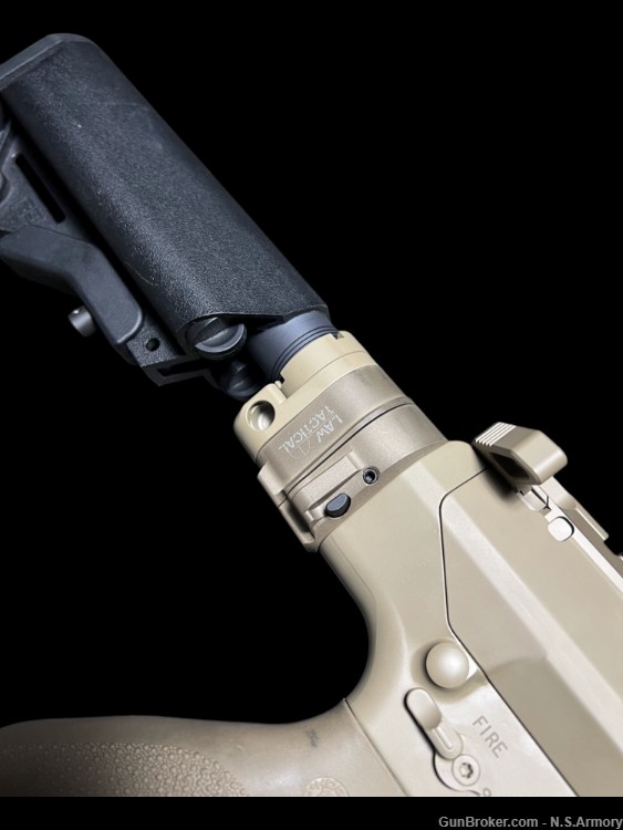 Desirable KAC Knights Armament Company Dimple Barreled Taupe SR-25 ACC-img-6