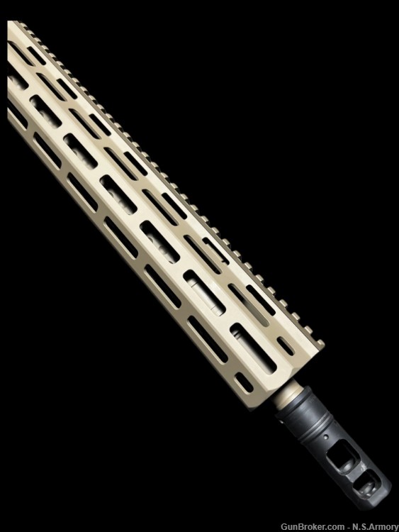 Desirable KAC Knights Armament Company Dimple Barreled Taupe SR-25 ACC-img-1