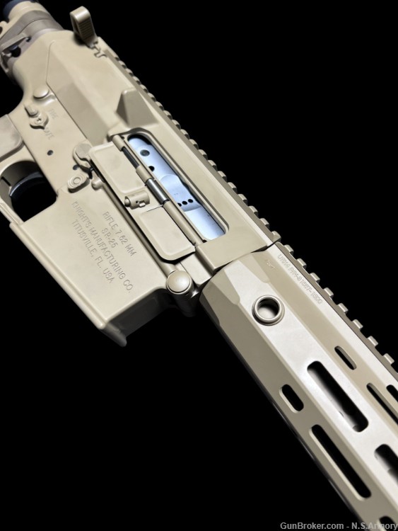 Desirable KAC Knights Armament Company Dimple Barreled Taupe SR-25 ACC-img-3