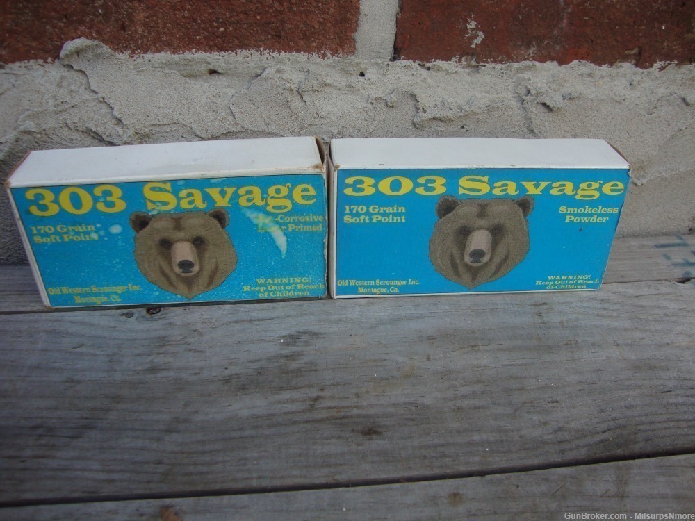 Nice Lot Of 28 Round Of 303 Savage Ammo Old Western Scrounger-img-9