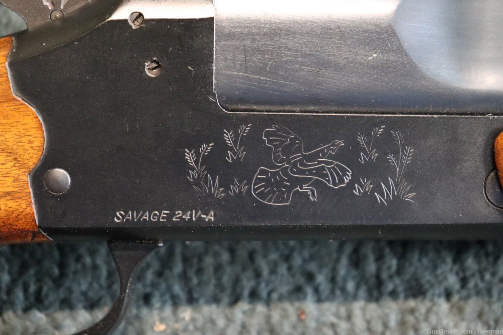 Savage Model 24V-A O&U Cal. 222 Rem. & 20 Gauge Magnum (SN#A697524)-img-11