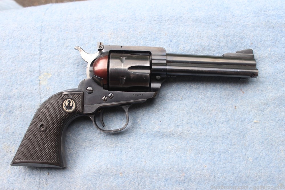 1958 Ruger Blackhawk Flattop 357 shooter grade unconverted -img-0