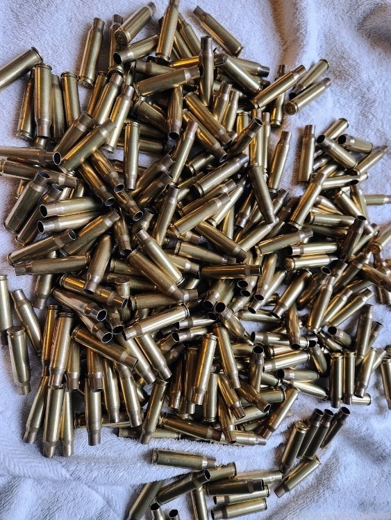 308 brass, Lake City, once fired, wet tumbled, 684 pcs-img-2