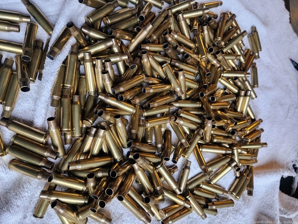 308 brass, Lake City, once fired, wet tumbled, 684 pcs-img-3
