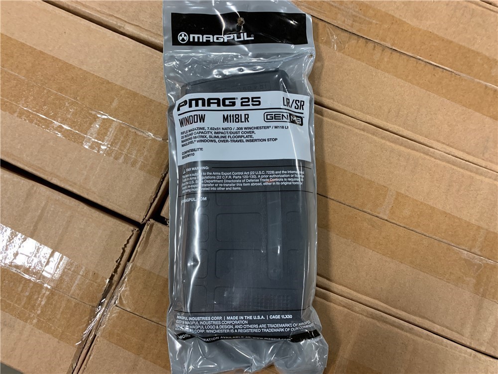 Magpul PMAG Gen M3 M118 LR/SR Window 7.62x51mm NATO Magazine 25 Rounder-img-0