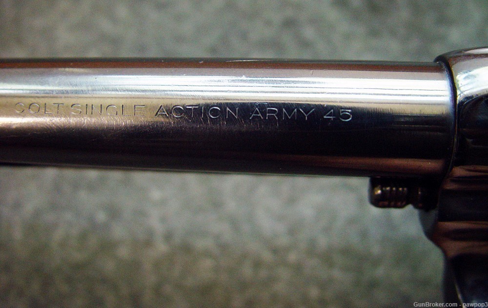 Colt SAA First Gen. Black Powder, W/Sambar Stag Grips, .45 Colt Mfg. 1883-img-9