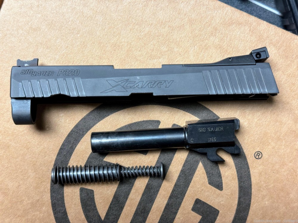 X-Carry P320 complete Slide Assembly with barrel, recoil spring, grip-img-2