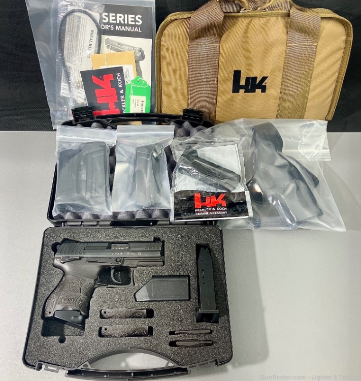 HK P30SK Kit, V3, DA/SA, Six 10-Rd Mags, Original Case & Docs-img-23