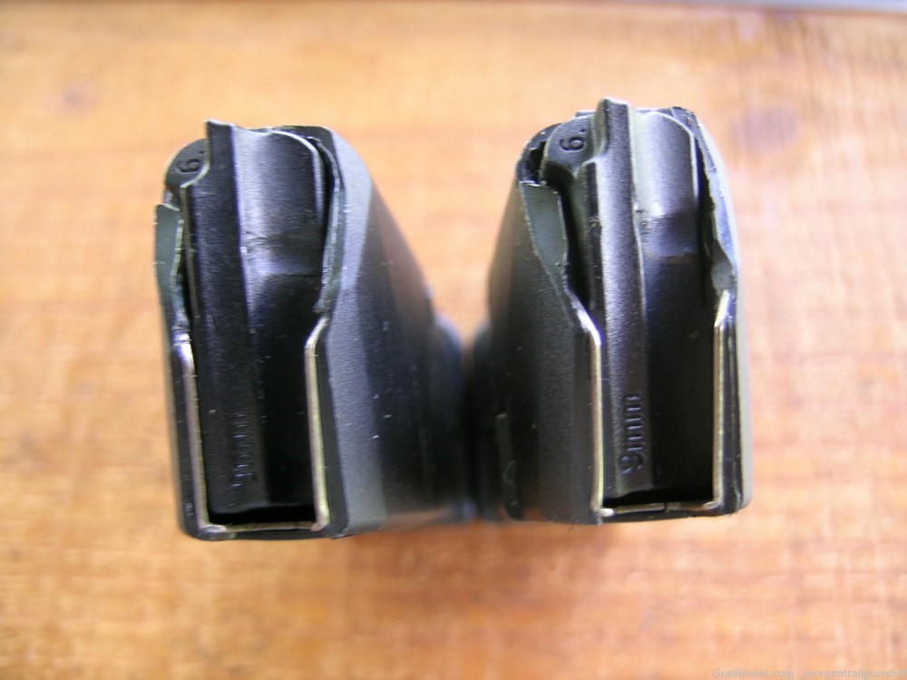 Glock 26 Gen 3 9mm factory magazine W/Pearce +1 Finger Rest Base Lot of 2 -img-4