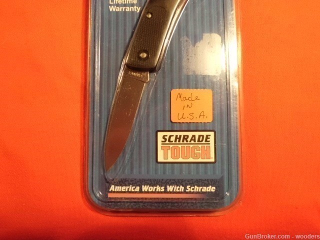 Schrade SP2CP Raider Knife Lightweight Lockback SS Blade Made in USA-img-0