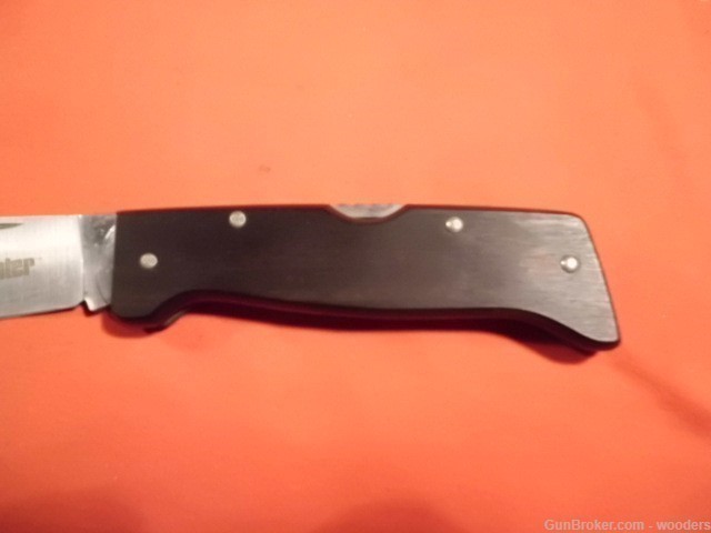 Imperial Pro Hunter SS Blade Folding Lock Knife Leather Sheath Made in USA -img-4