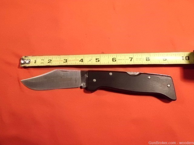 Imperial Pro Hunter SS Blade Folding Lock Knife Leather Sheath Made in USA -img-8