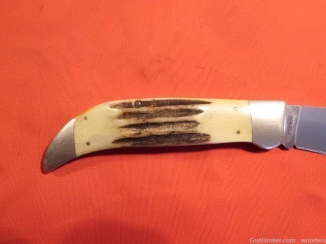 Case XX USA 5172 SSP Blue Scroll Blade Stag Pocket Knife 3 Dot 1977 Knive  -img-11