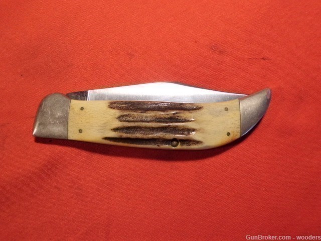 Case XX USA 5172 SSP Blue Scroll Blade Stag Pocket Knife 3 Dot 1977 Knive  -img-1