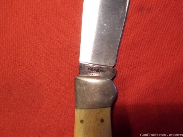 Case XX USA 5172 SSP Blue Scroll Blade Stag Pocket Knife 3 Dot 1977 Knive  -img-0